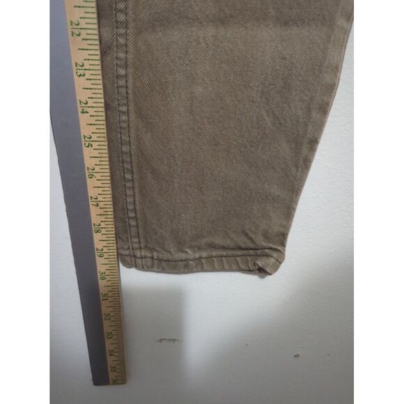 VTG Levis Womens 550 Relaxed Fit Tapered Leg USA Made Beige Denim Size 7 Medium - Picture 8 of 9